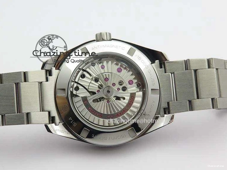 0505 Aqua Terra “James Bond” SS V6F 1:1 Best Edition Blue Textured Dial On SS Bracelet A GoodFit 8202
